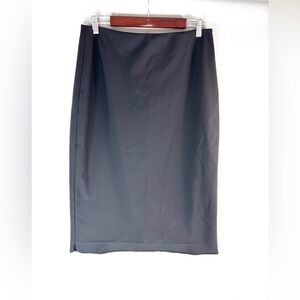 Donna Karan 12 Classic Workwear Black Pencil Skirt - Funeral